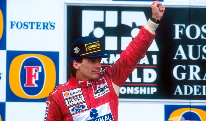 f1-australian-gp-1993-podium-race-winner-ayrton-senna-mclaren-celebrates